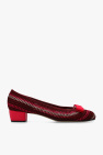 FERRAGAMO BURGUNDY ‘Viva’ pumps