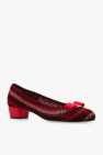 FERRAGAMO BURGUNDY ‘Viva’ pumps