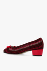 FERRAGAMO BURGUNDY ‘Viva’ pumps