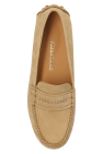 FERRAGAMO beige ‘Iside’ moccasins