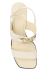 FERRAGAMO cream ‘Lou’ heeled sandals