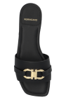 FERRAGAMO BLACK ‘Leah’ slides