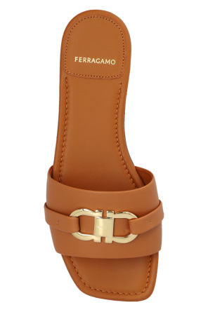 FERRAGAMO ‘Leah’ leather slides