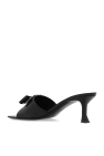 FERRAGAMO BLACK ‘Zelie’ heeled mules
