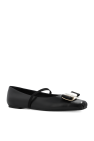 FERRAGAMO BLACK ‘Zina’ ballet flats