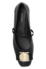 FERRAGAMO BLACK ‘Zina’ ballet flats