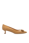 FERRAGAMO beige Heeled shoes 'Zelma' by FERRAGAMO