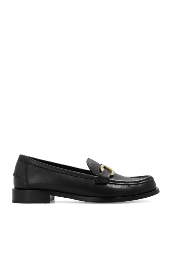 Maryan leather loafers in black - Ferragamo