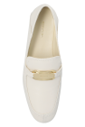 FERRAGAMO cream ‘Elaine’ loafers