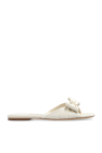 FERRAGAMO cream ‘Lylas’ Slides