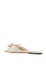 FERRAGAMO cream ‘Lylas’ Slides
