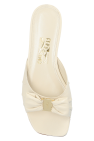 FERRAGAMO cream ‘Lylas’ Slides