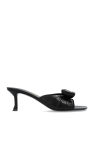 FERRAGAMO BLACK ‘Lucie’ Heeled Slippers