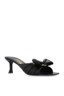 FERRAGAMO BLACK ‘Lucie’ Heeled Slippers