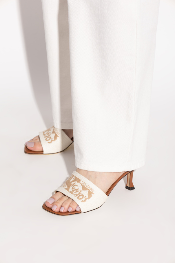 FERRAGAMO Klapki na obcasie