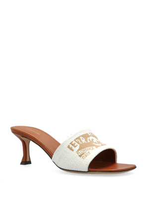 FERRAGAMO Klapki na obcasie