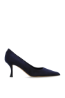 FERRAGAMO NAVY BLUE Heeled shoes 'Elydea'