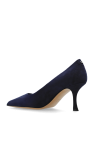 FERRAGAMO NAVY BLUE Heeled shoes 'Elydea'