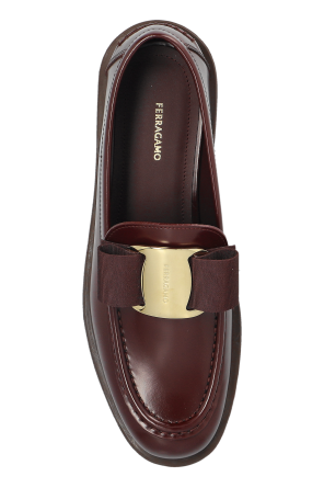 FERRAGAMO Mirty leather shoes