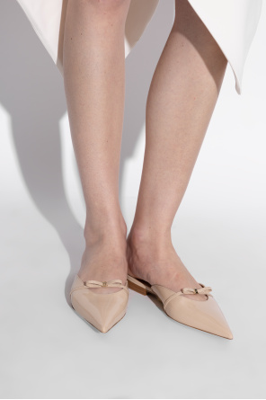Chanclas de cuero giulye od FERRAGAMO