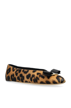 FERRAGAMO Ballerinas mit Tiermotiv