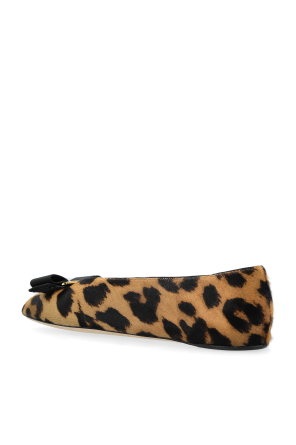 FERRAGAMO Ballerinas mit Tiermotiv