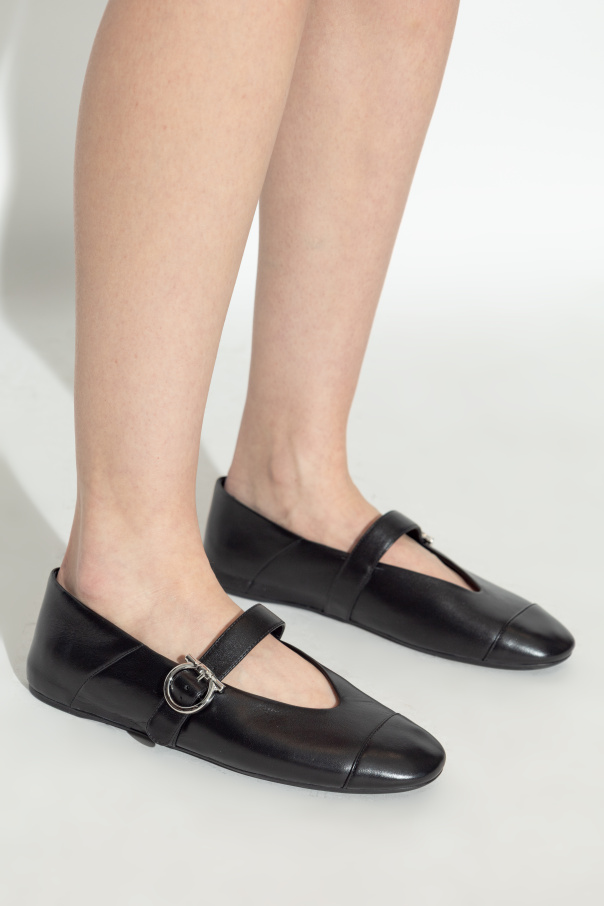 FERRAGAMO Leather ballet flats