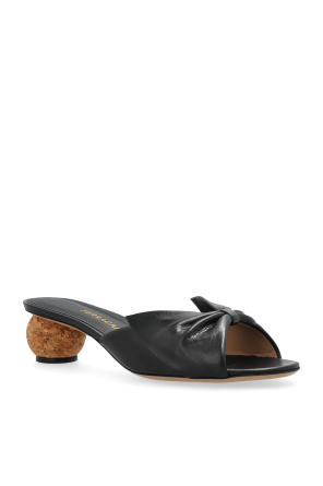 FERRAGAMO Leather mules with heels