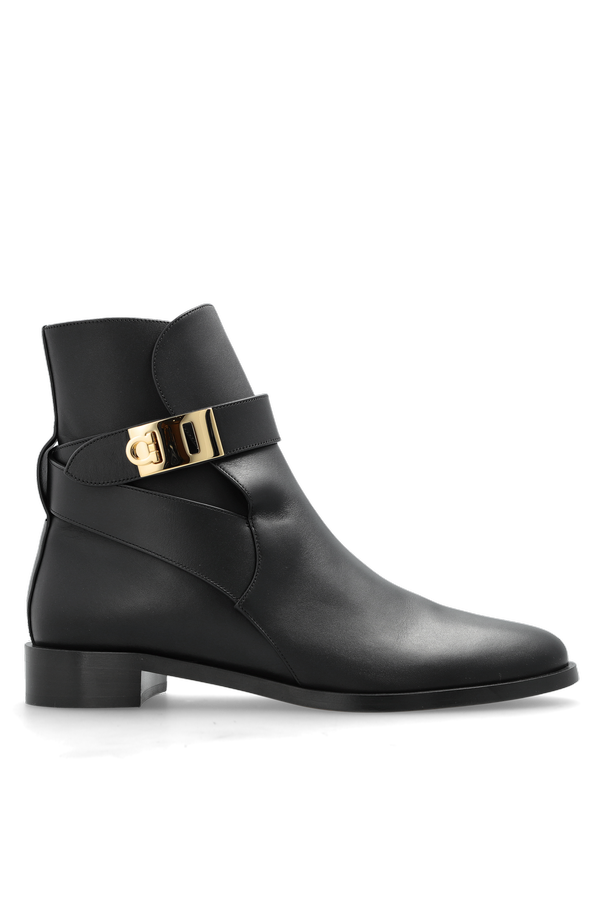 Leather ankle boots ‘Zanira’ od FERRAGAMO