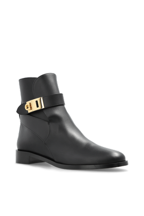 FERRAGAMO Botins em pele ‘Zanira’