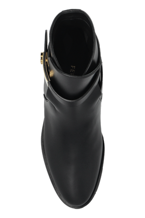 FERRAGAMO Botins em pele ‘Zanira’