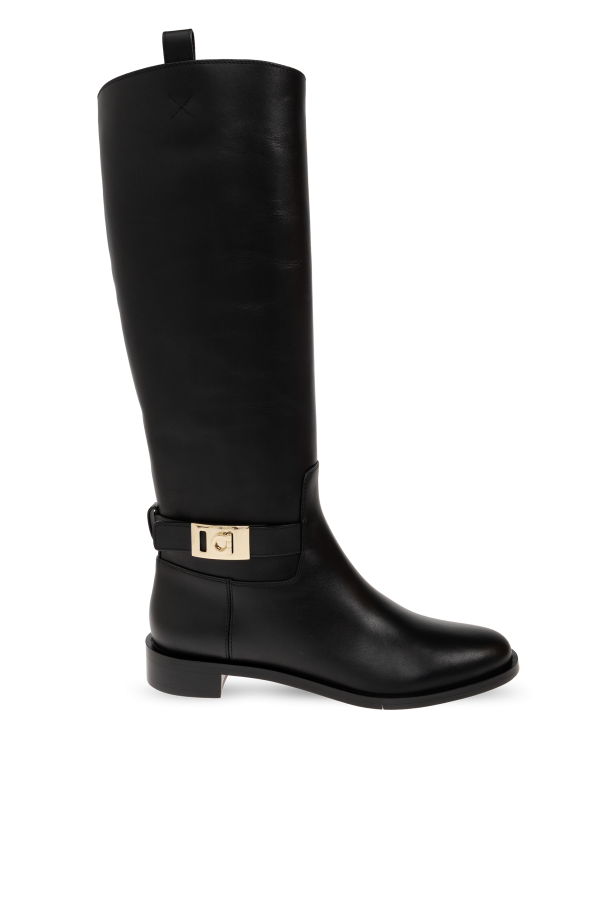 Leather boots `Zakia` od FERRAGAMO