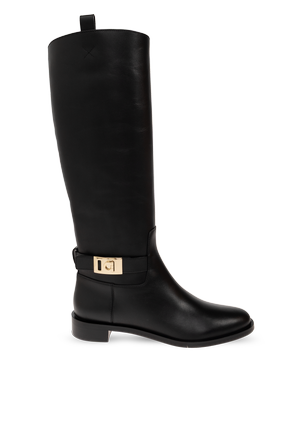 Leather boots `Zakia`