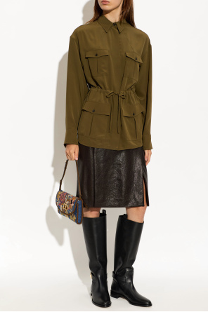 FERRAGAMO Botas de couro "Zakia"