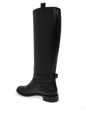 FERRAGAMO Botas de couro "Zakia"
