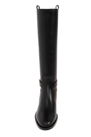 FERRAGAMO Botas de couro "Zakia"