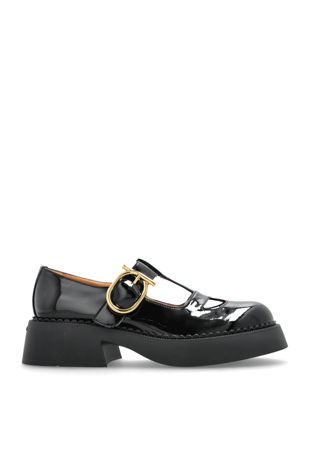 "Arrow" leather shoes od FERRAGAMO