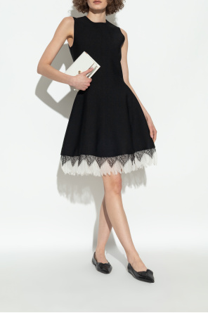 FERRAGAMO Leather ballet flats with a bow