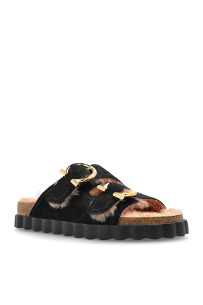 FERRAGAMO Sandalias de ante "Kapalua"