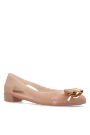 FERRAGAMO "Nara Jelly" rubber ballet flats