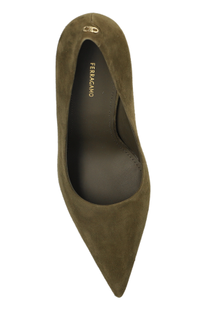 FERRAGAMO Sapatos de salto em camurça "Elydea"