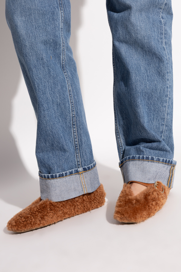 FERRAGAMO Bailarinas Futrzane ‘Nena’