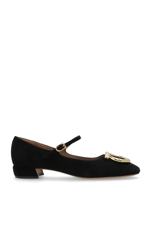FERRAGAMO Suede high-heeled shoes