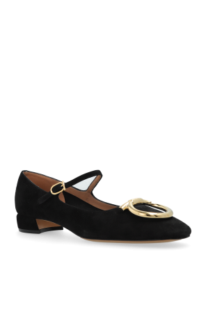 FERRAGAMO Suede high-heeled shoes