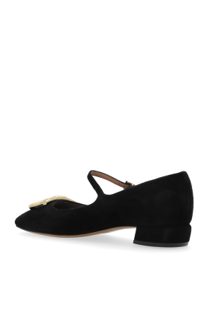 FERRAGAMO Suede high-heeled shoes