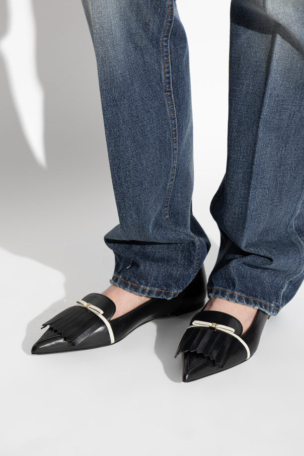 FERRAGAMO Leather ballerinas