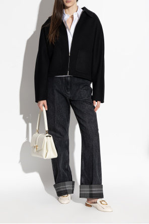 FERRAGAMO Chinelos de couro "Sibilly"