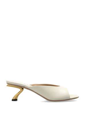 Heeled mules "Igea"