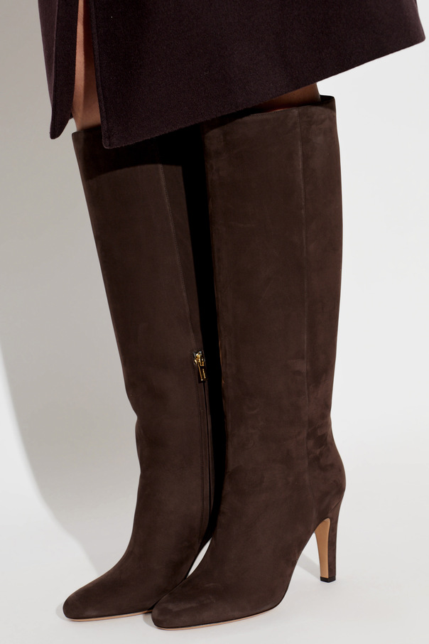 FERRAGAMO Wildlederstiefel mit Absatz „Nylu“