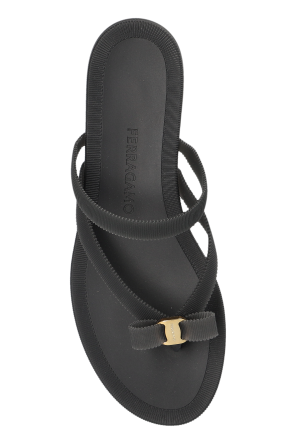 FERRAGAMO Rubber flip-flops "Jealsa"